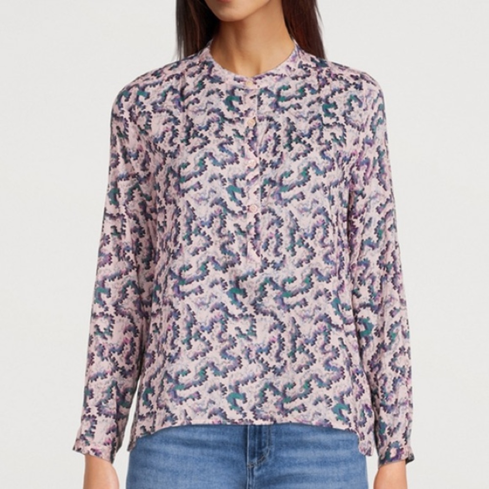 ISABEL MARANT ÉTOILE Maria Printed Cotton Blouse